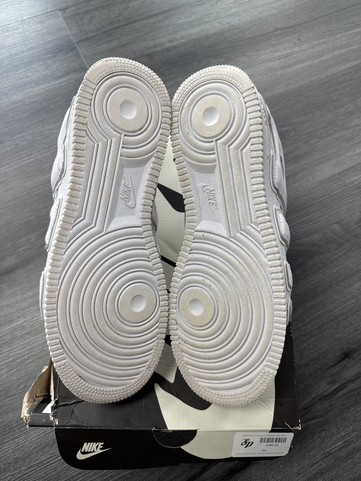 Nike Air Force 1 CPFM White - size 9