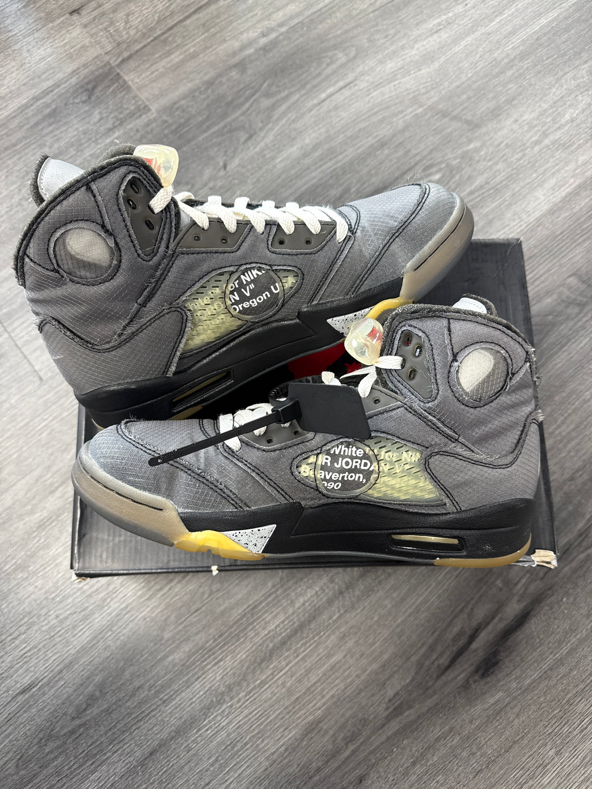 Jordan 5 Off White Muslin - size 9.5