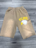 VLME Eagle 3/4 Shorts Beige