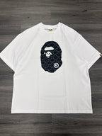 BAPE Ape Head Tee white/black