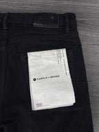 Purple Brand P001 Black Skinny Jeans - size 28
