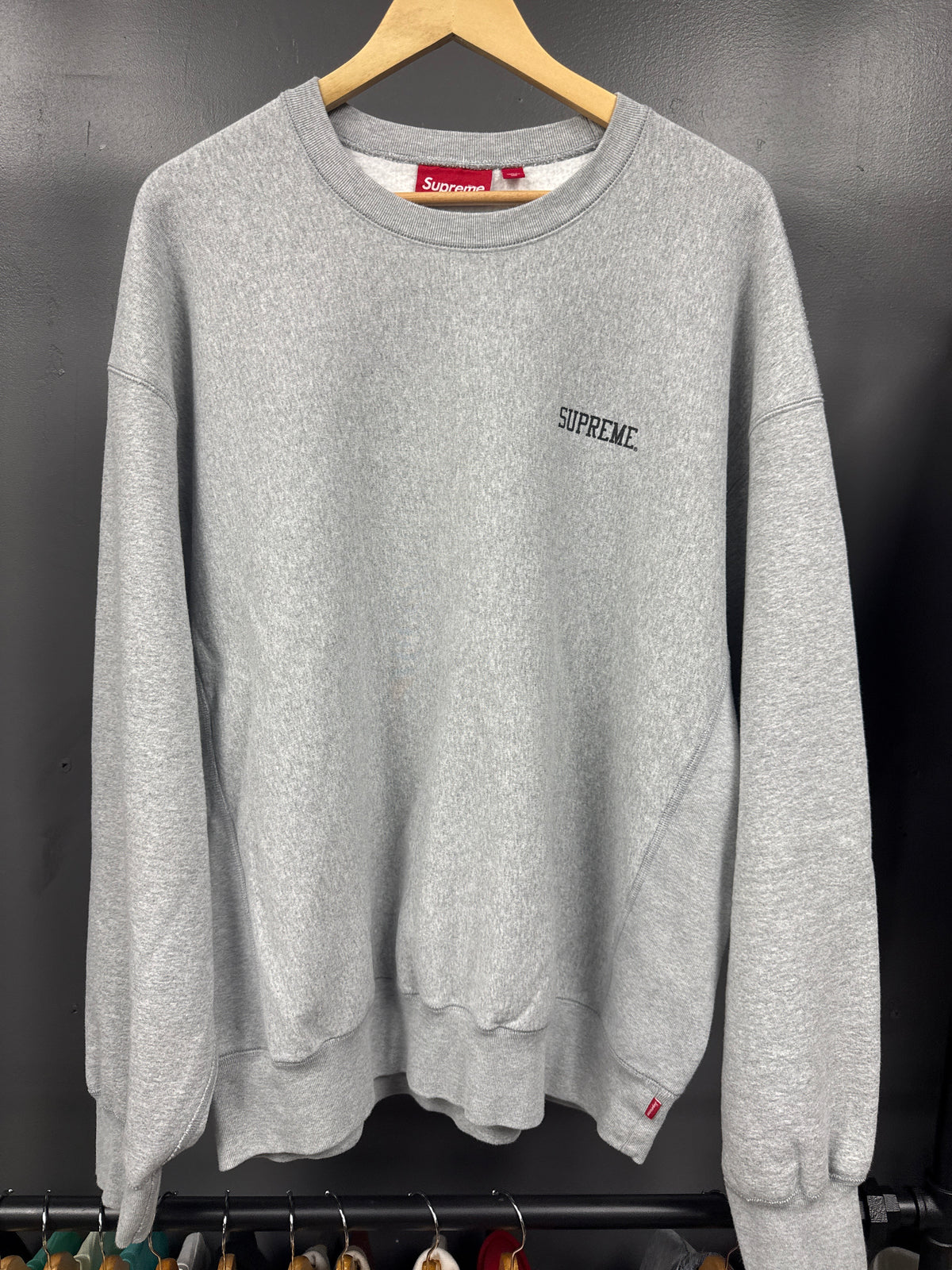 Supreme Crewneck Grey - size xl