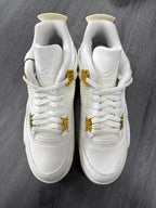 Jordan 4 Metallic Gold - size 9.5M/11W