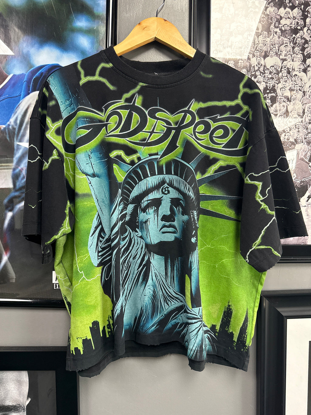 Godspeed Lady Liberty Tee - size S