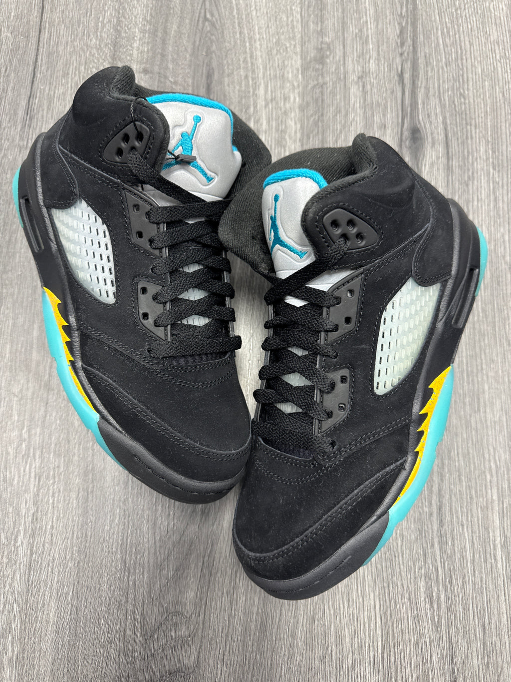 Jordan 5 Aqua GS - size 5.5