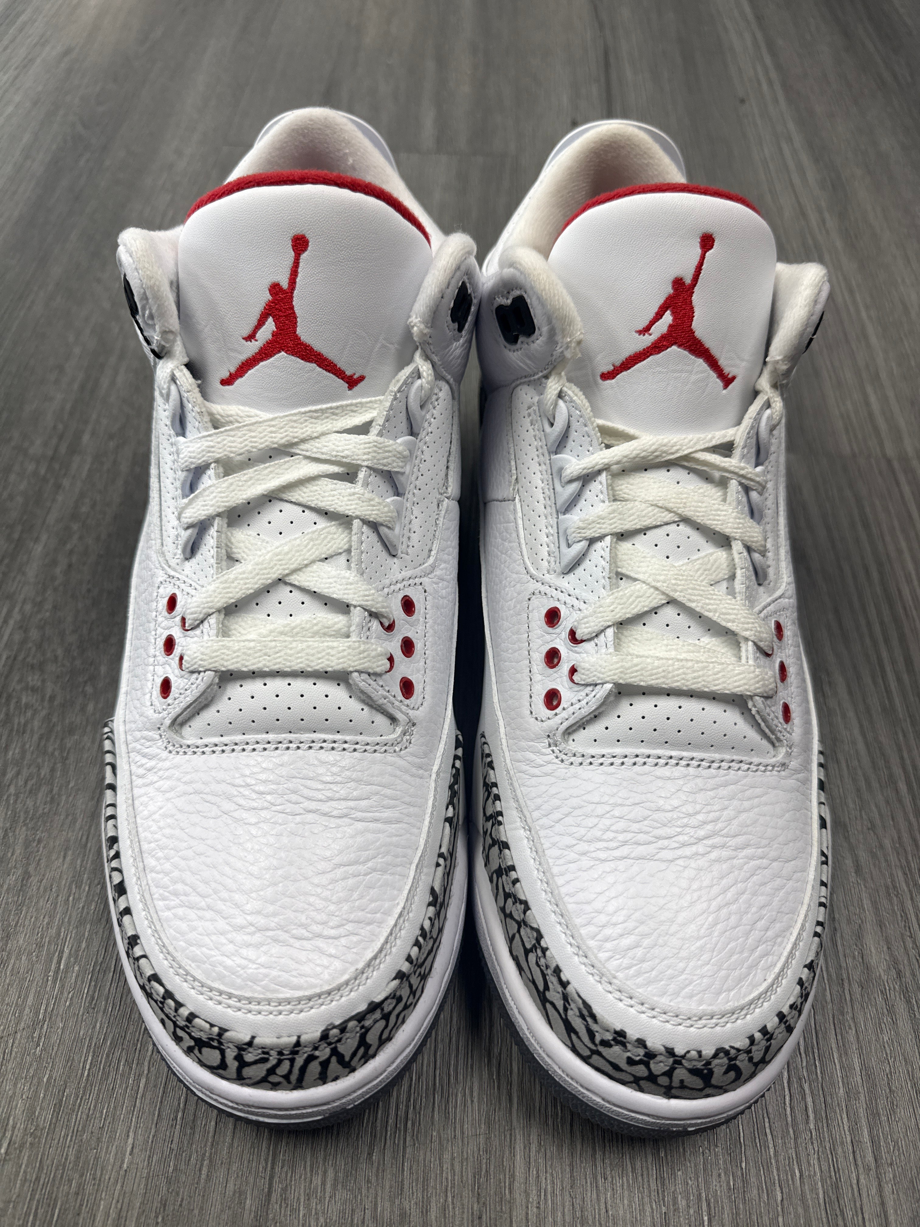 Jordan 3 Free Throw Line - size 10