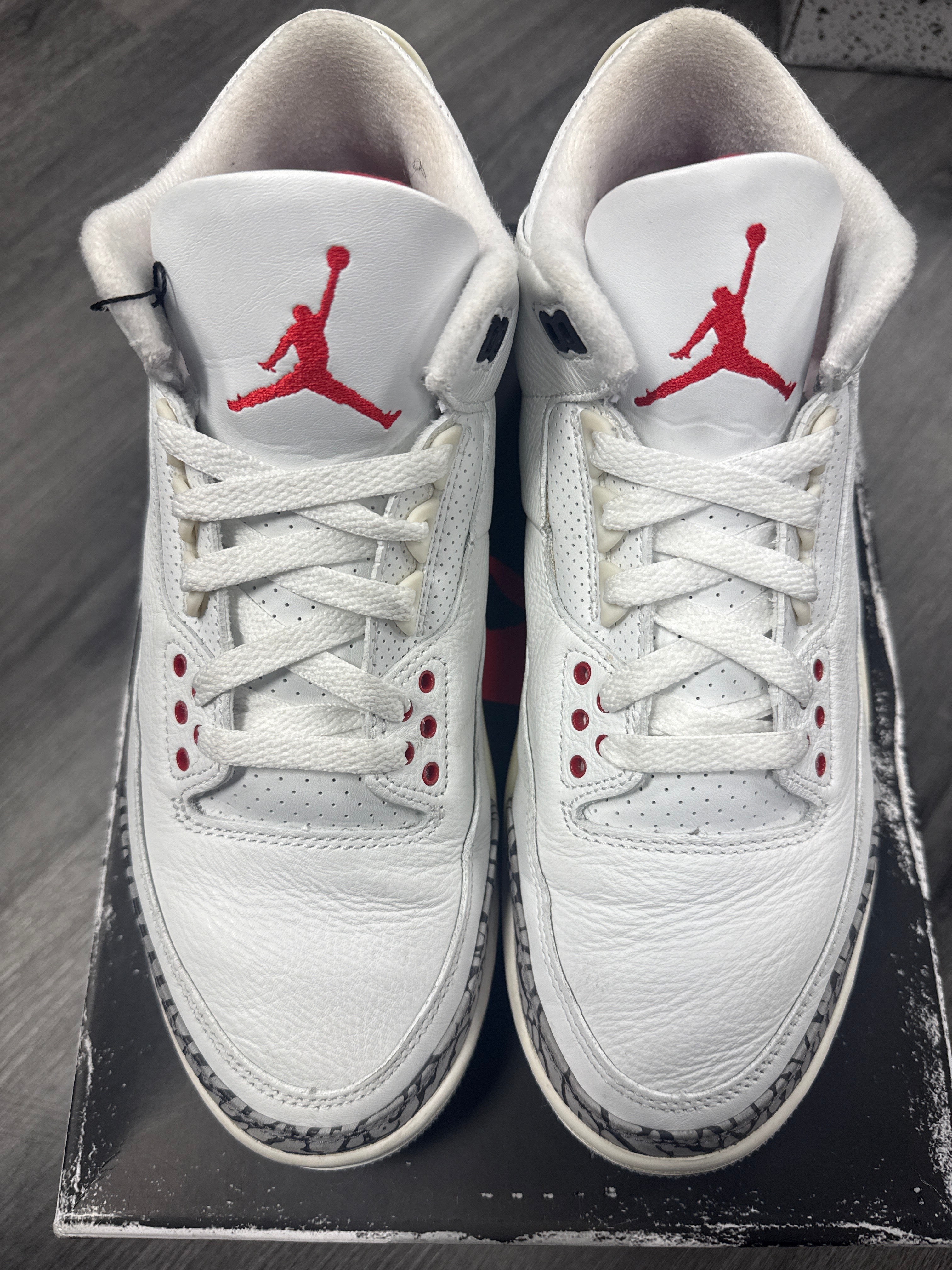 Jordan 3 White Cement Reimagined - size 9