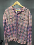 Vale Rhinestone Flannel Pink - size xl