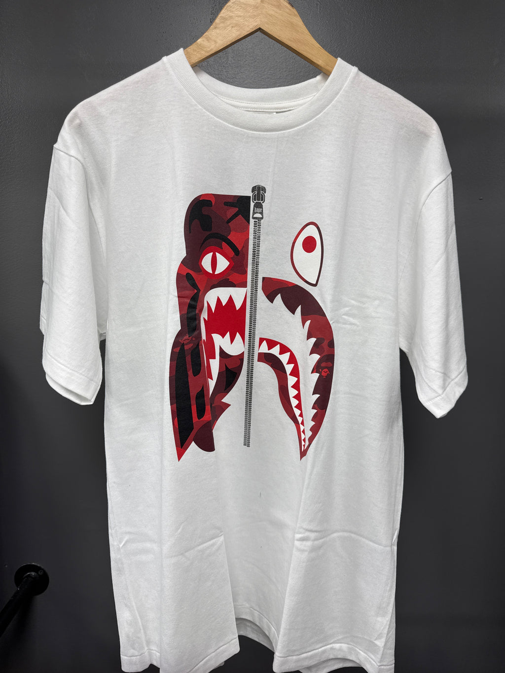 BAPE Camo Tiger Shark Tee