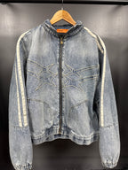 Loiter Denim Zip Up - size m