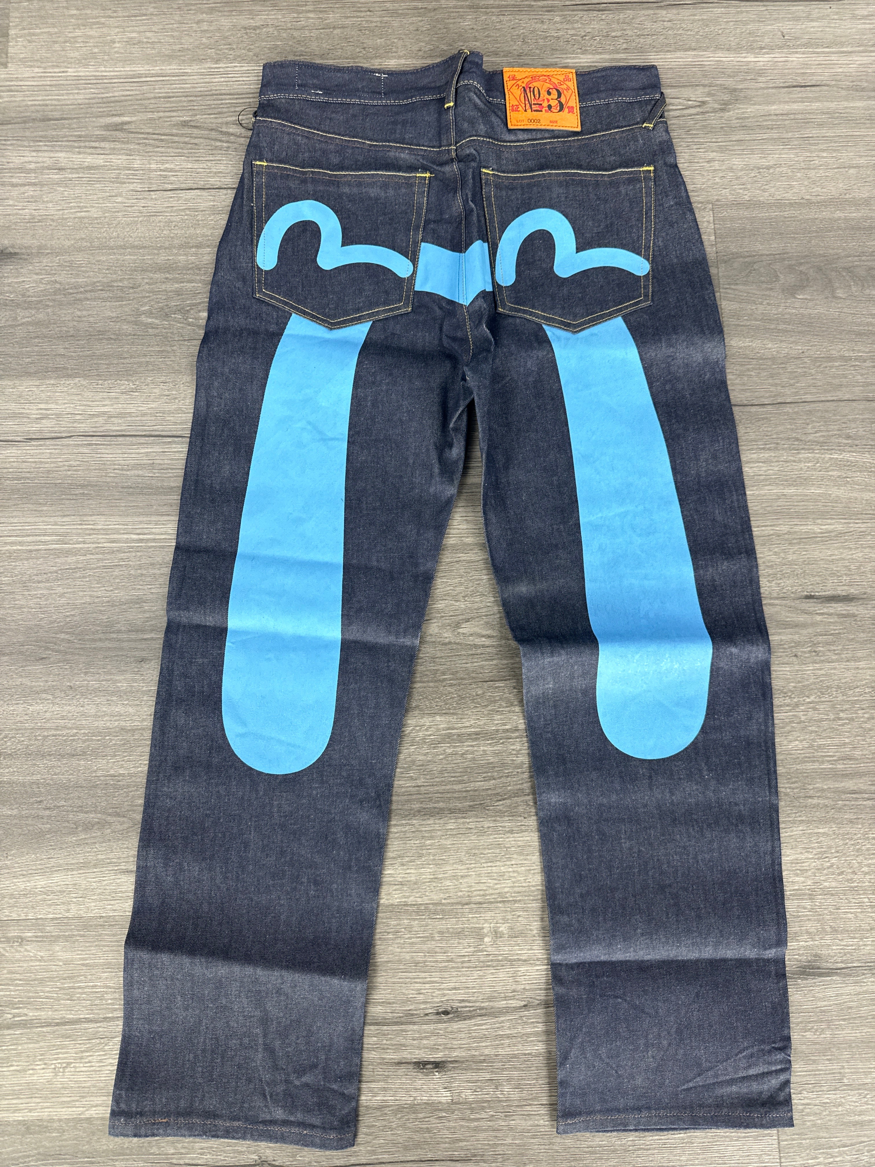 Vintage Evisu Daicock Blue - size 36