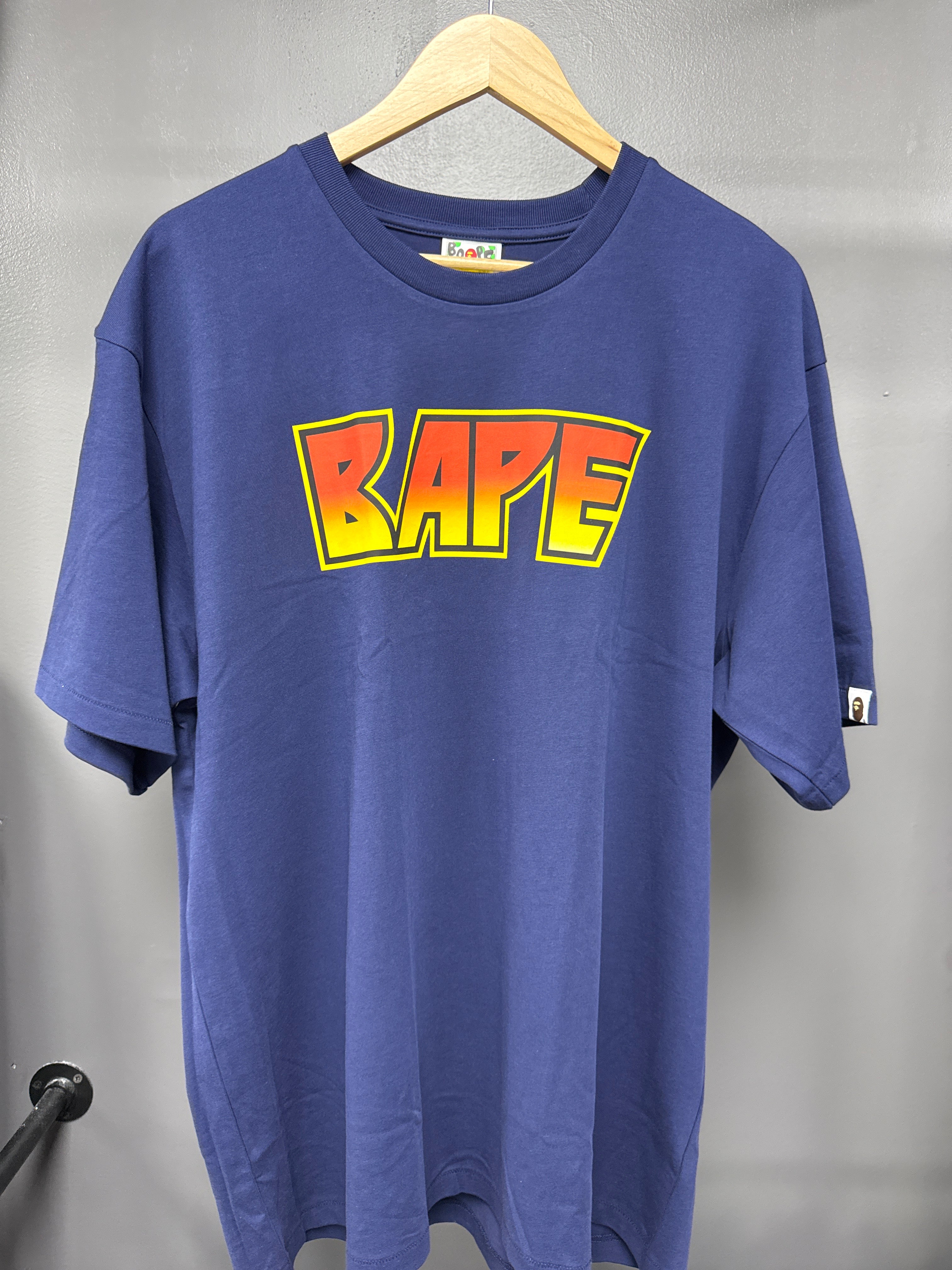 BAPE KISS Logo Tee Navy
