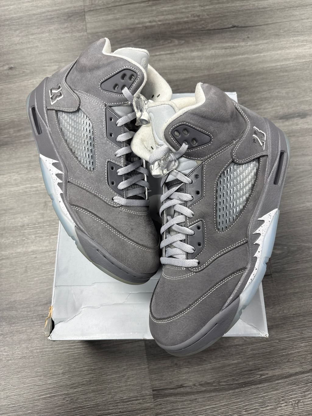 Jordan 5 Wolf Grey - size 13