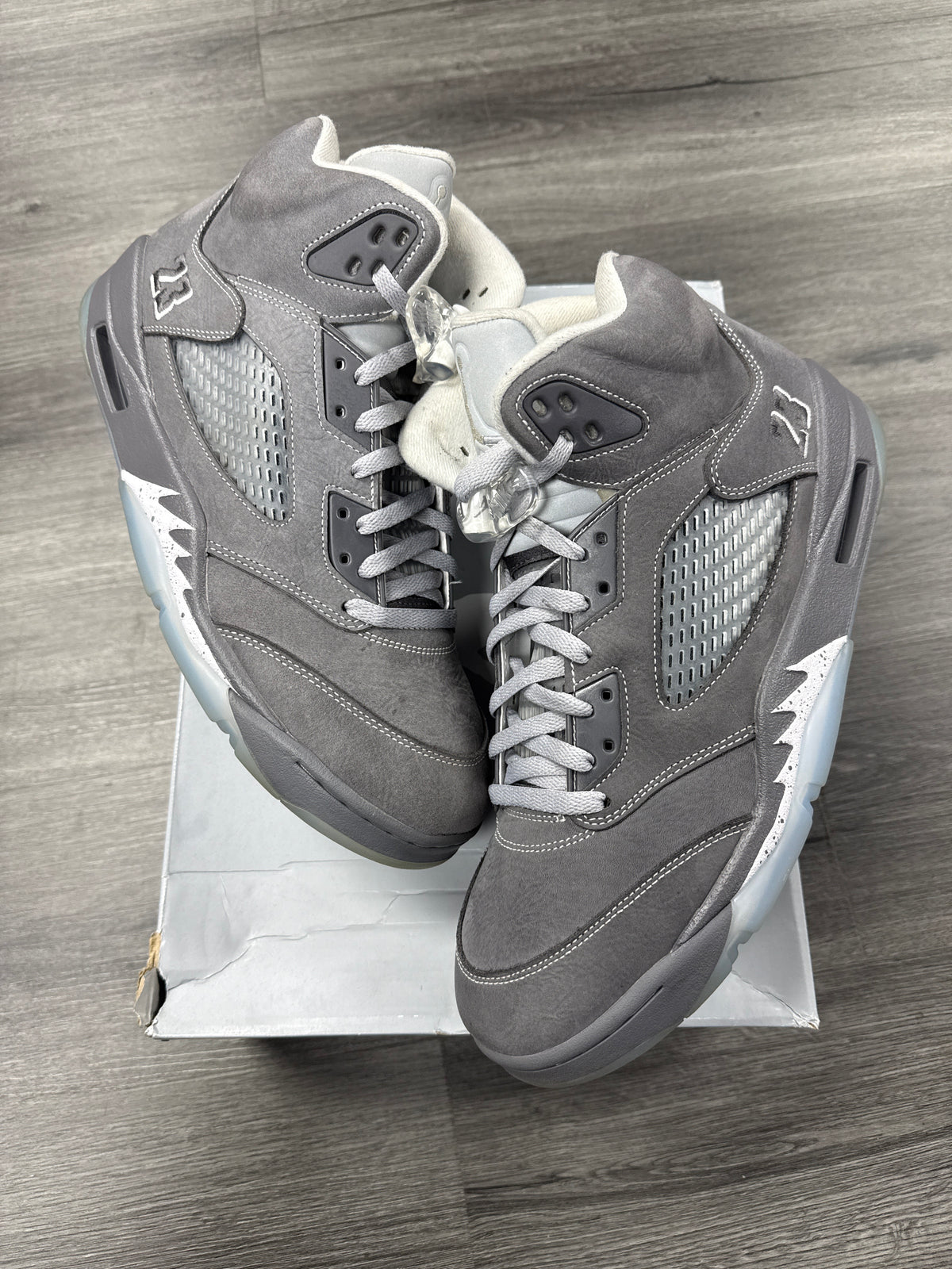 Jordan 5 Wolf Grey - size 13