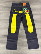 Vintage Evisu Daicock Yellow/Dragon - size 32