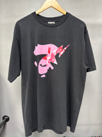 BAPE ABC Camo Tee Black/Pink - size xl