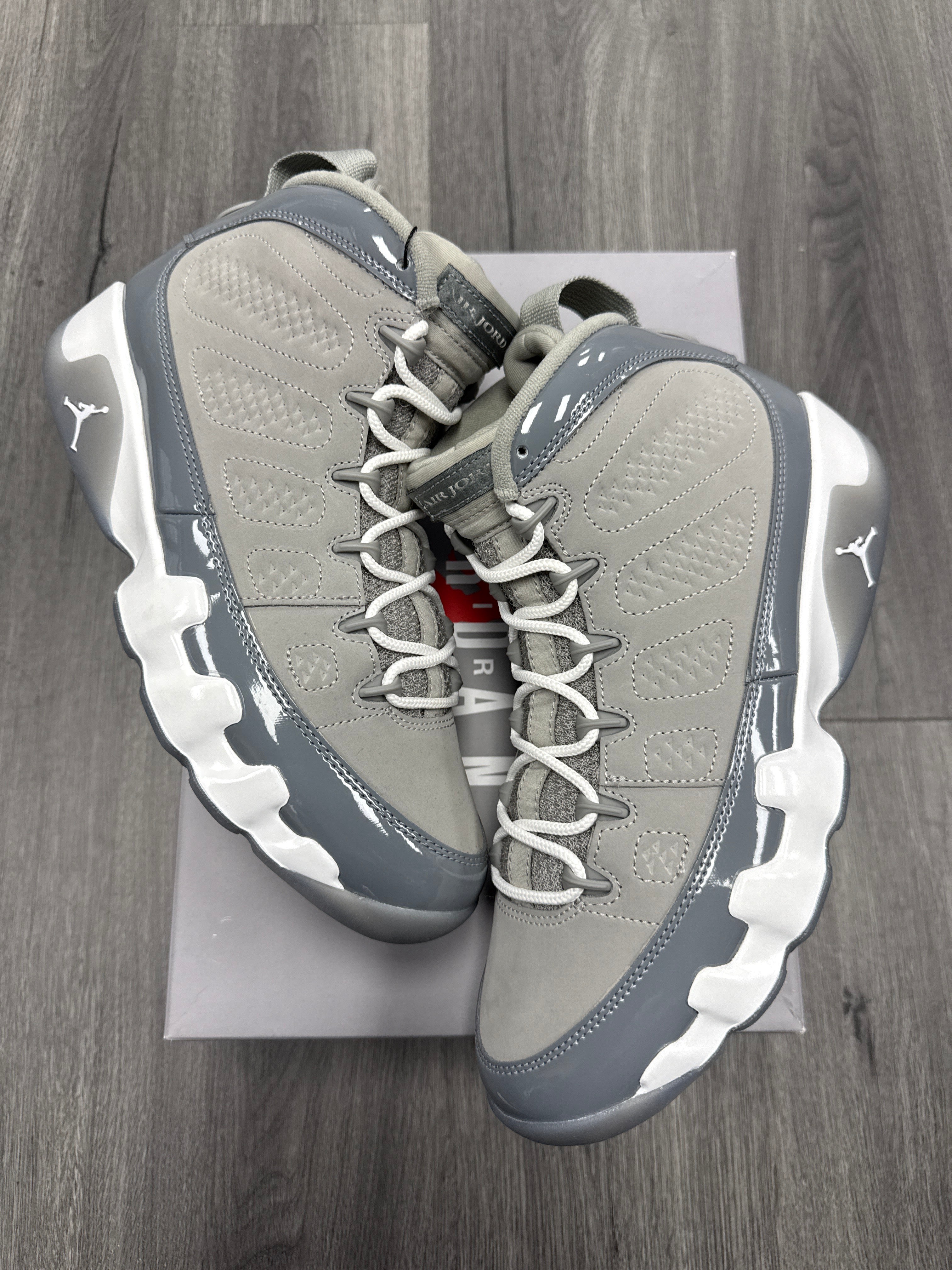 Jordan 9 Cool Grey - size 9.5