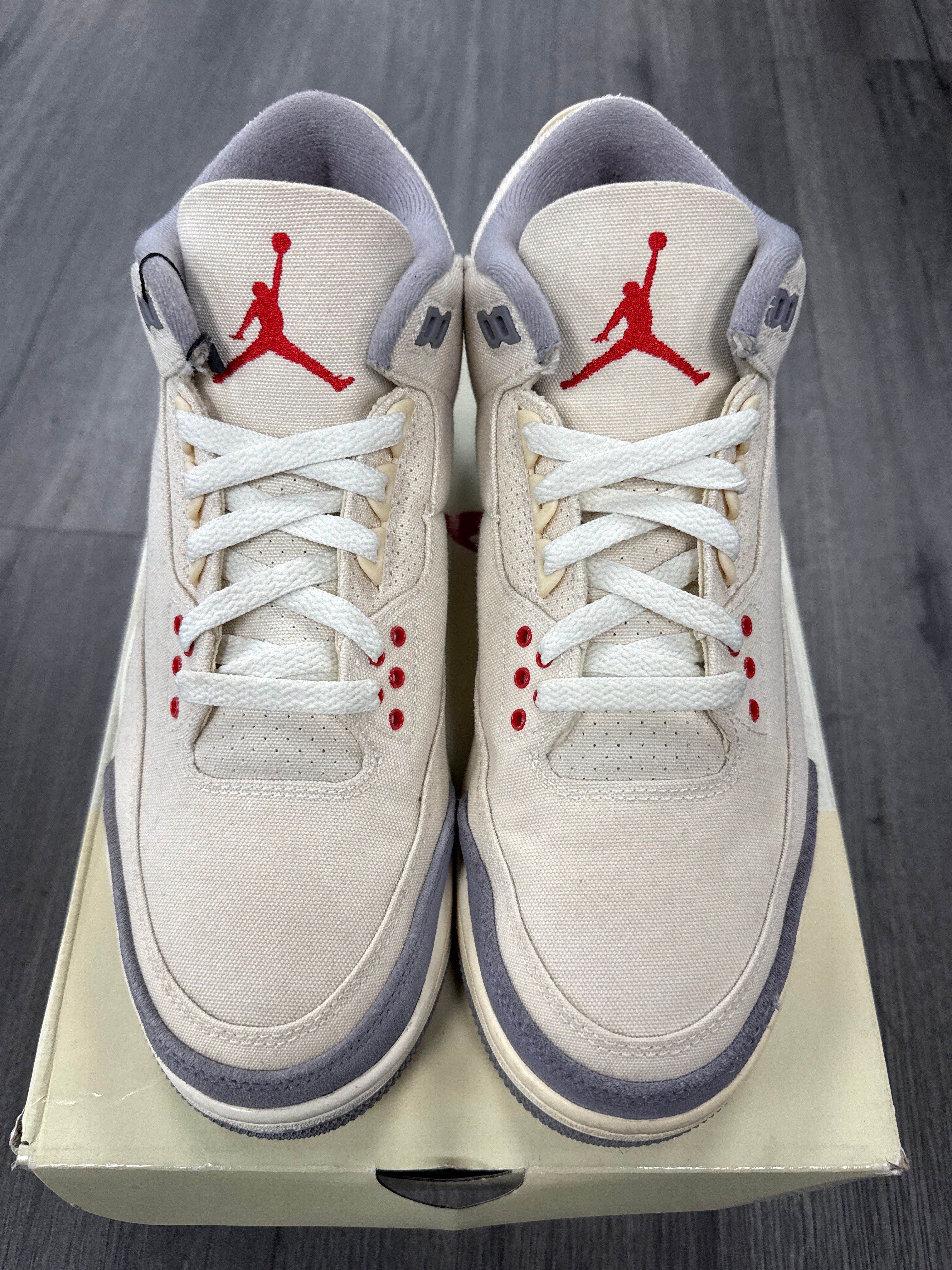 Jordan 3 Muslin - size 9.5
