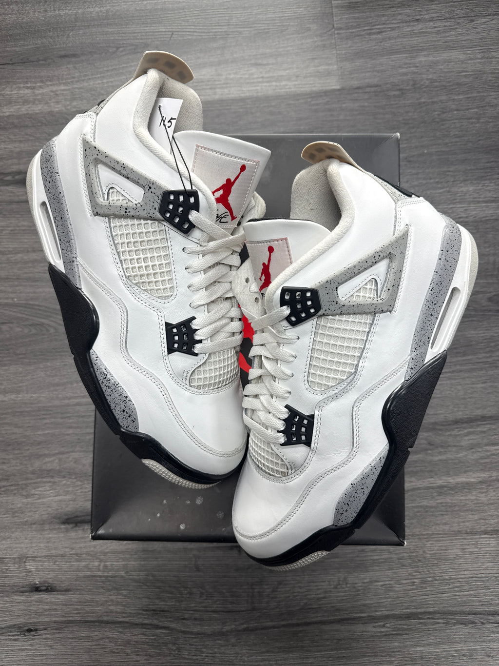 Jordan 4 White Cement - size 11.5