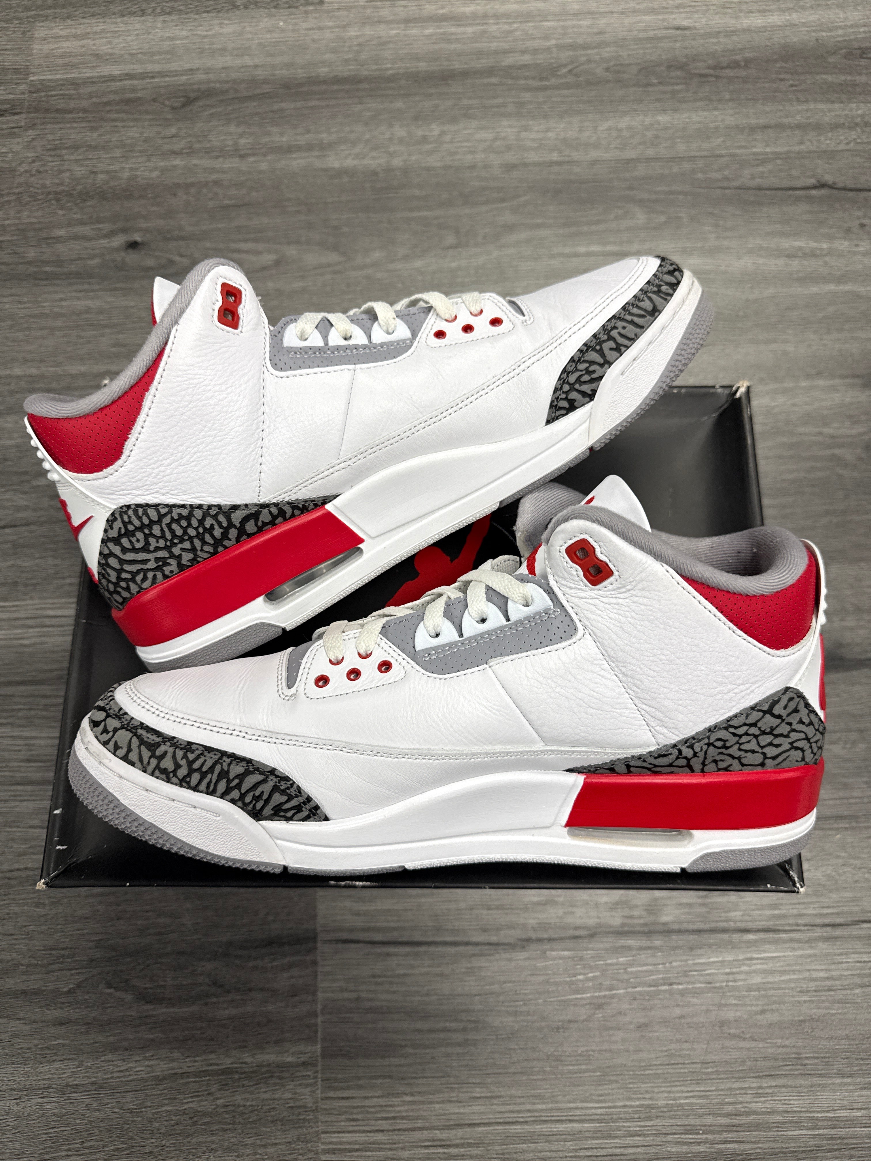 Jordan 3 Fire Red - Size 13