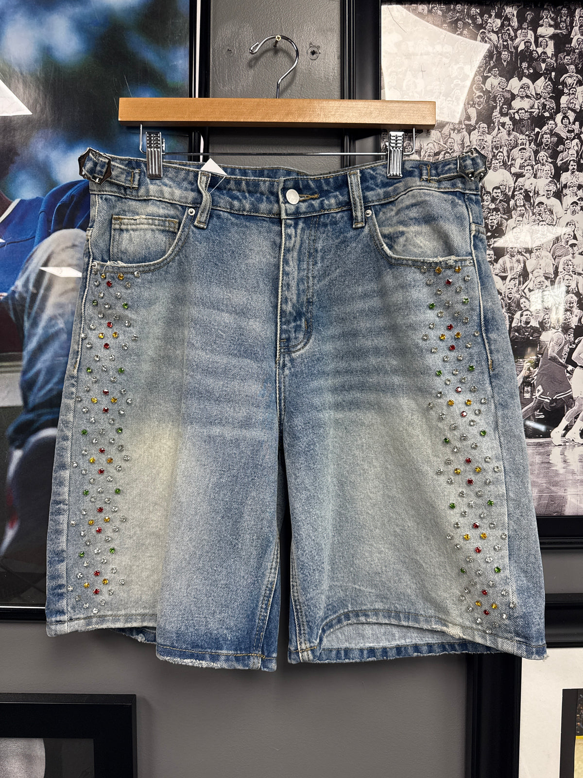 Paradise Lost Crystal Jorts - size 34