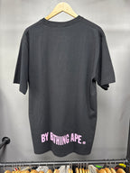 BAPE ABC Camo Tee Black/Pink - size xl