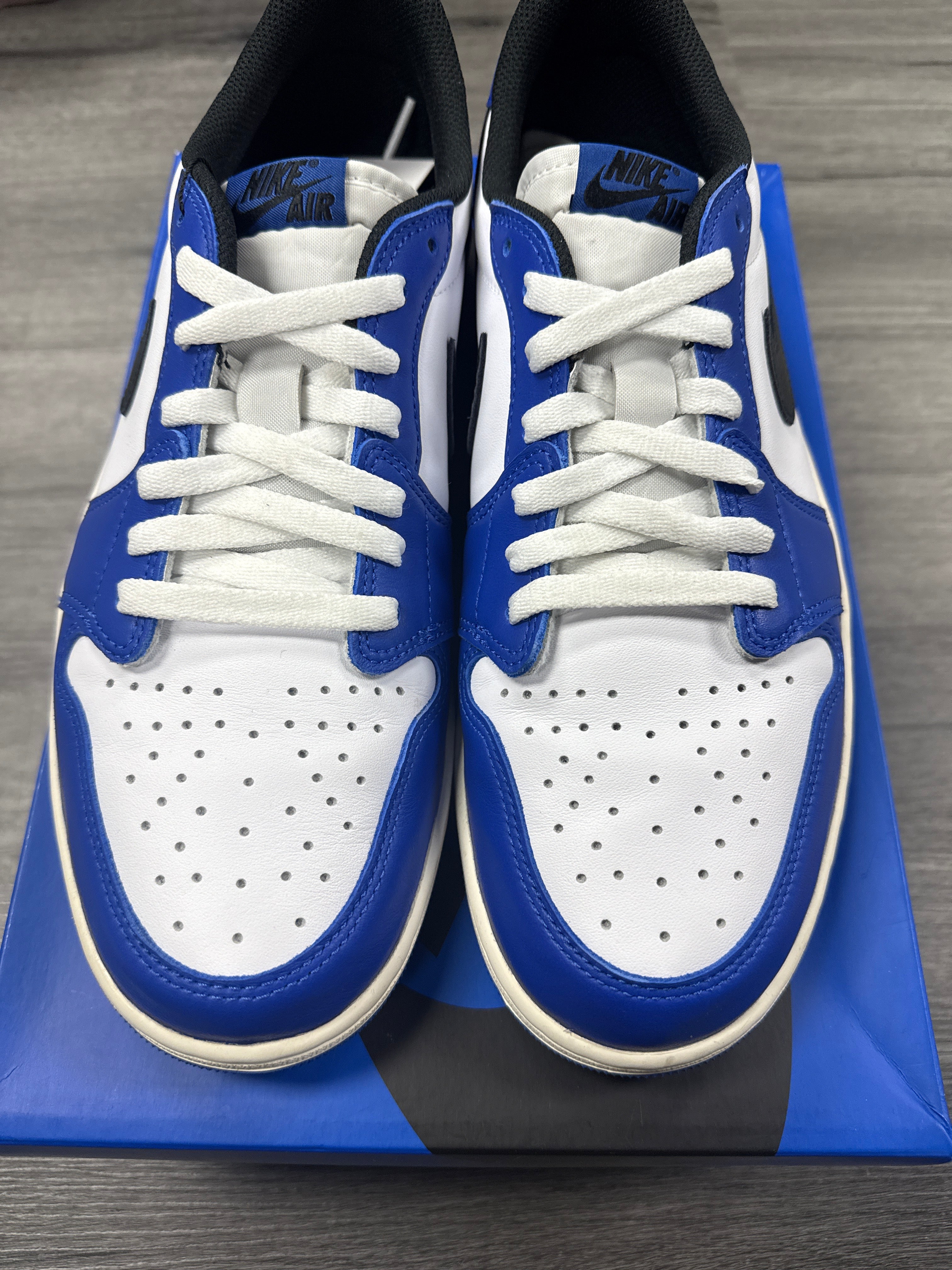 Jordan 1 Low Game Royal - size 11.5