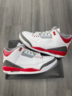 Jordan 3 Fire Red - size 10