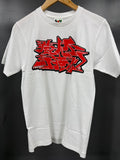 BAPE Asnka Kanji Graffiti Tee White - size s