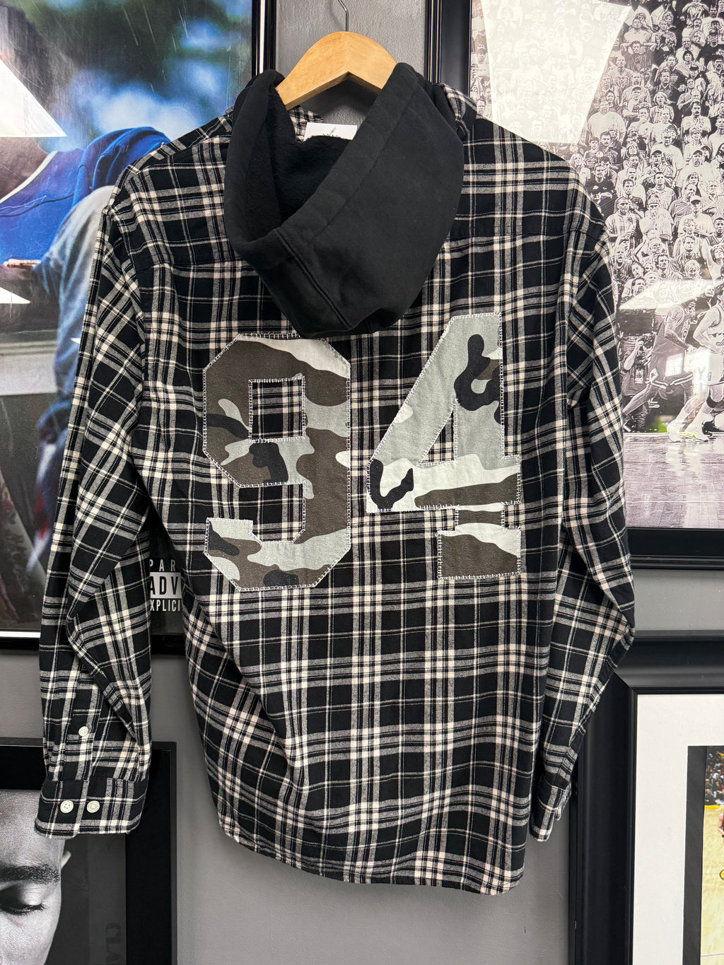 Supreme Hooded Flannel - size S